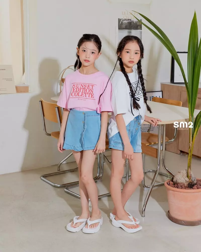Sm2 - Korean Junior Fashion - #fashionkids - Paris Sunset Tee - 3
