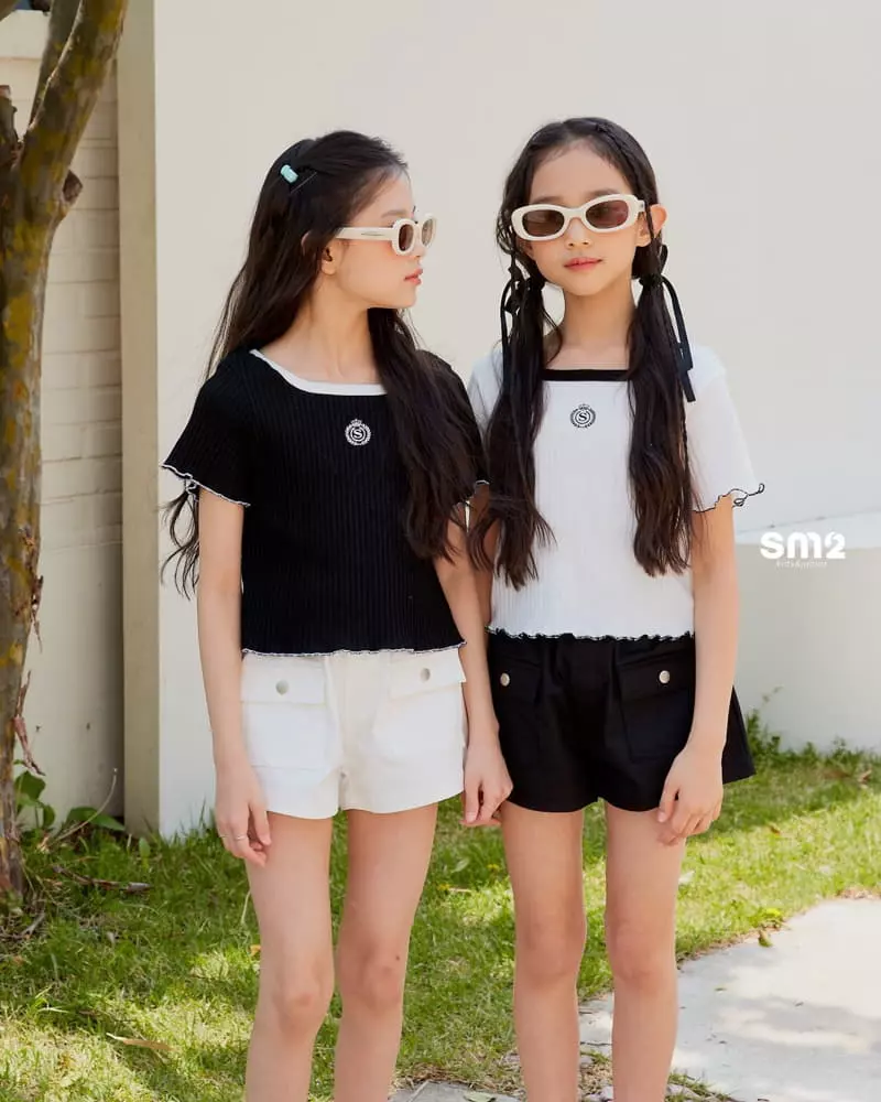 Sm2 - Korean Junior Fashion - #minifashionista - Piping Terry Tee - 5