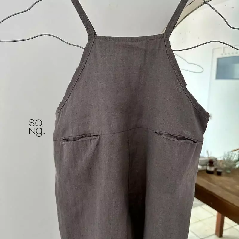 Song - Korean Children Fashion - #childrensboutique - Linen Overalls - 4