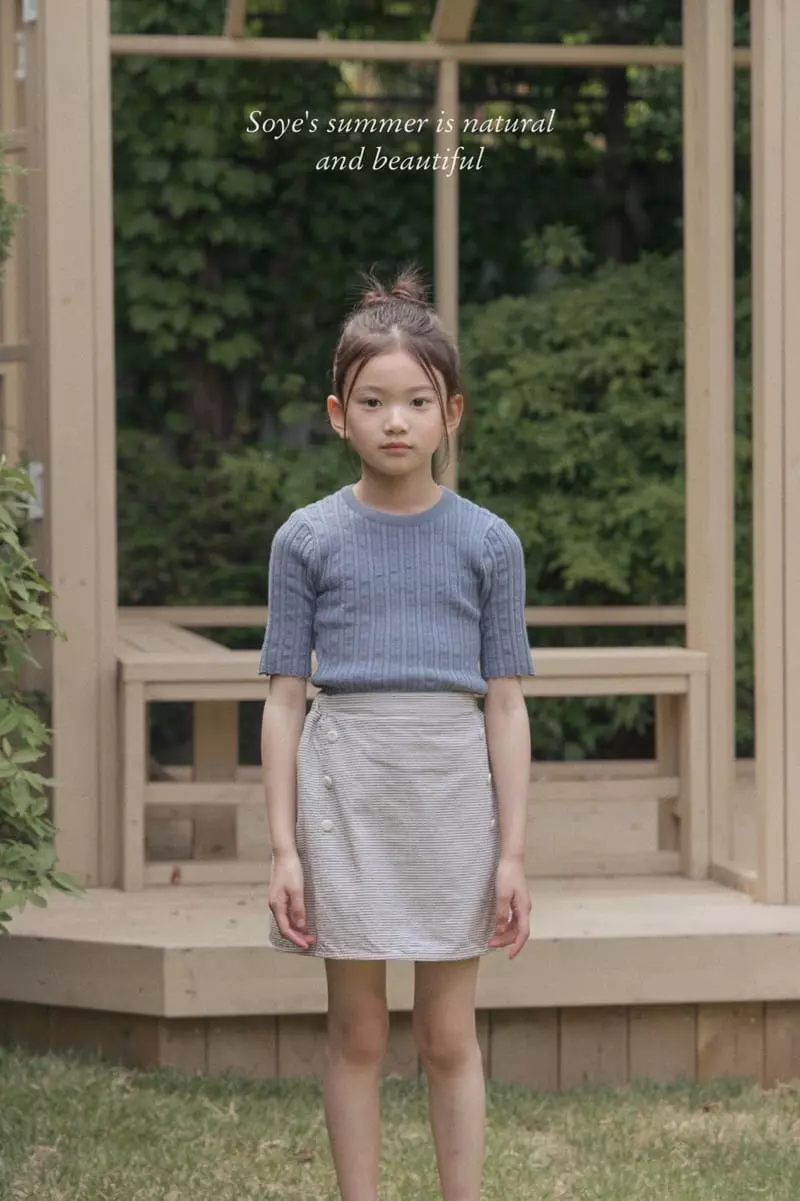 Soye - Korean Children Fashion - #childrensboutique - Dazle Knit Tee - 2