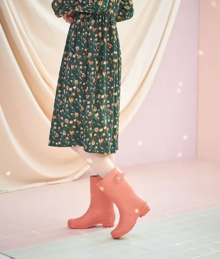 Ssangpa - Korean Women Fashion - #womensfashion - Rainboots Middle Boots - 3