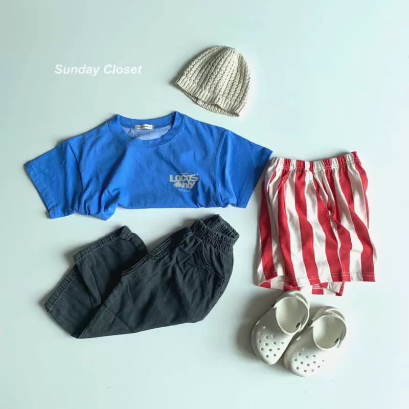 Sunday Closet - Korean Children Fashion - #toddlerclothing - Loco Pigment Tee - 6