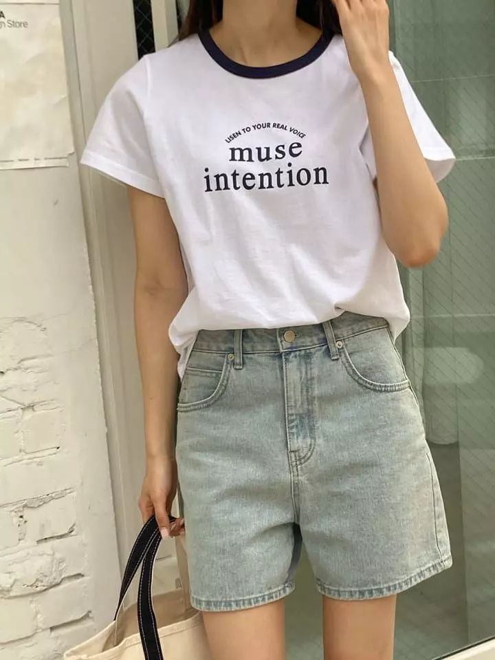 Tahiti - Korean Women Fashion - #romanticstyle - Muse Color Tee - 7