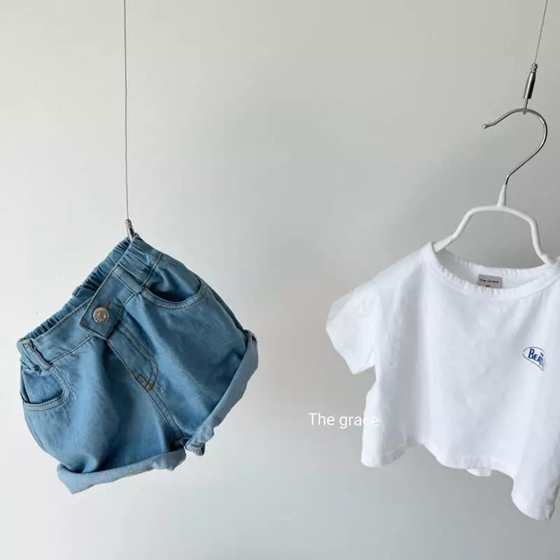The Grace - Korean Children Fashion - #childrensboutique - Denim And Deim Shorts - 7
