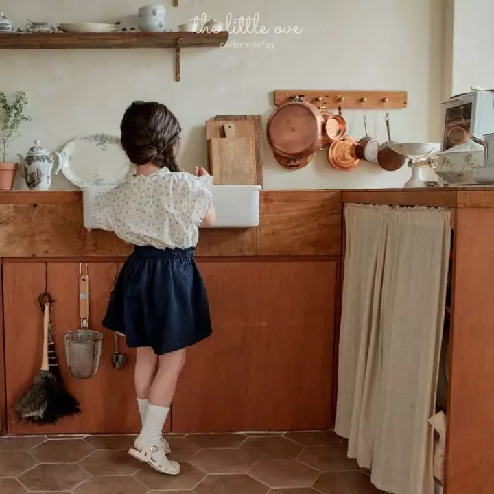 The Little Ove - Korean Children Fashion - #stylishchildhood - Linen Skirt Pants - 4