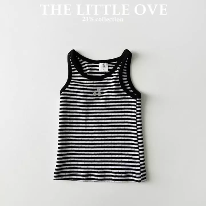 The Little Ove - Korean Children Fashion - #childrensboutique - Cherry Sleeveless - 4