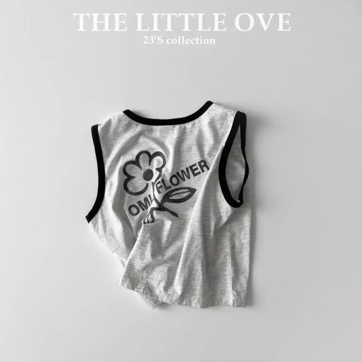 The Little Ove - Korean Children Fashion - #todddlerfashion - Flower Sleeveless - 3