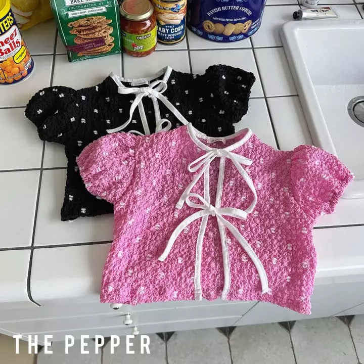 The Pepper - Korean Children Fashion - #Kfashion4kids - Dot Puff Blouse - 7