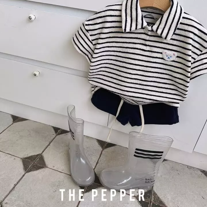 The Pepper - Korean Children Fashion - #Kfashion4kids - Bear Top Bottom Set - 8