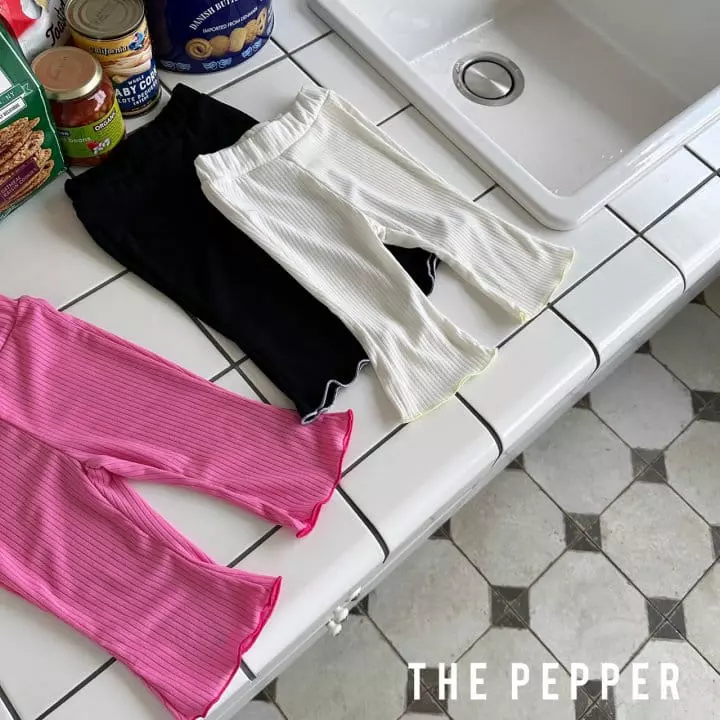 The Pepper - Korean Children Fashion - #designkidswear - Rib Color Pants - 2