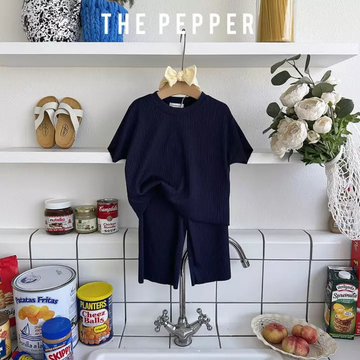 The Pepper - Korean Children Fashion - #discoveringself - Pleats Top Bottom Set - 9
