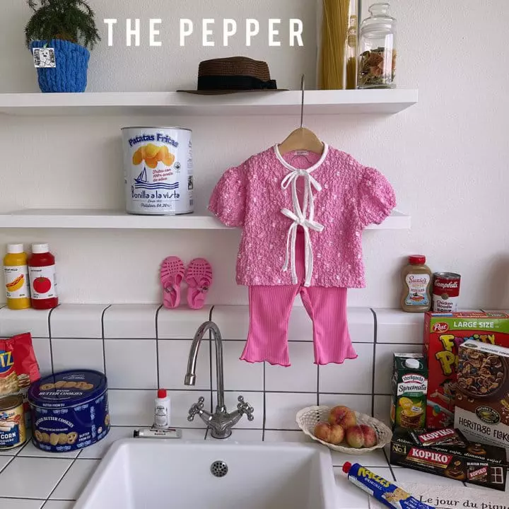 The Pepper - Korean Children Fashion - #discoveringself - Dot Puff Blouse - 2
