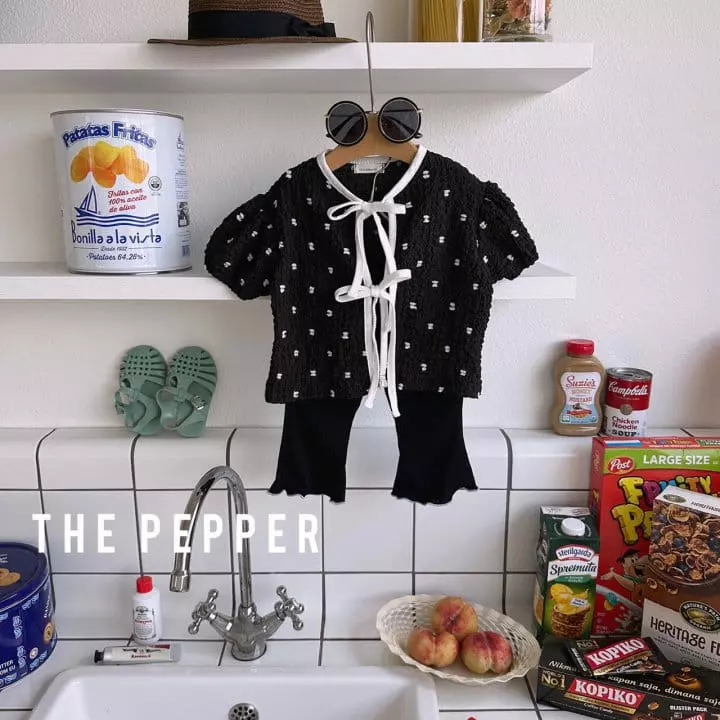 The Pepper - Korean Children Fashion - #fashionkids - Dot Puff Blouse - 4