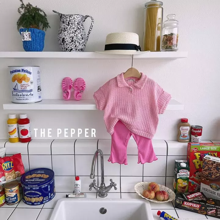 The Pepper - Korean Children Fashion - #kidsstore - Knit Collar Tee - 8