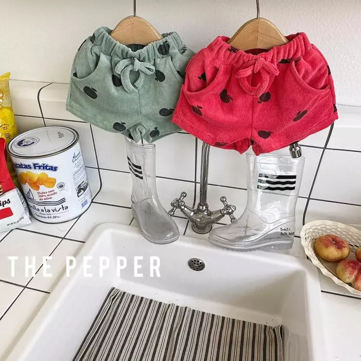 The Pepper - Korean Children Fashion - #littlefashionista - Apple Shorts