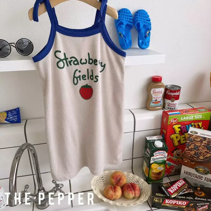 The Pepper - Korean Children Fashion - #littlefashionista - Strawberry One-piece - 12