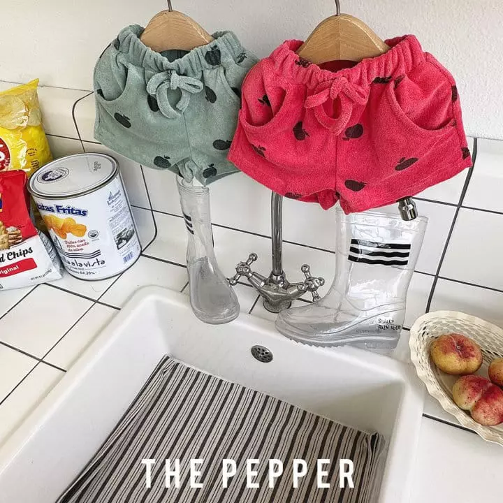 The Pepper - Korean Children Fashion - #minifashionista - Apple Shorts - 3