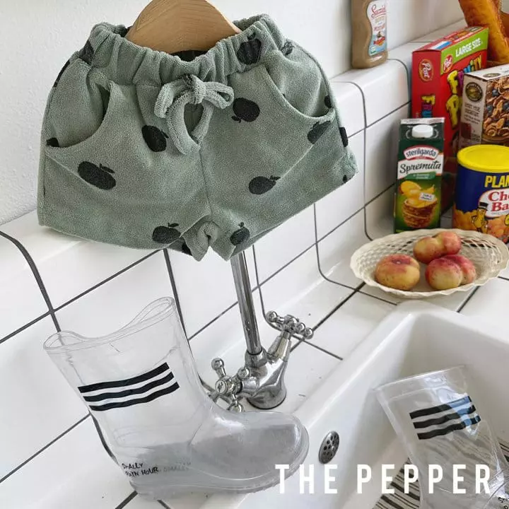 The Pepper - Korean Children Fashion - #stylishchildhood - Apple Shorts - 7