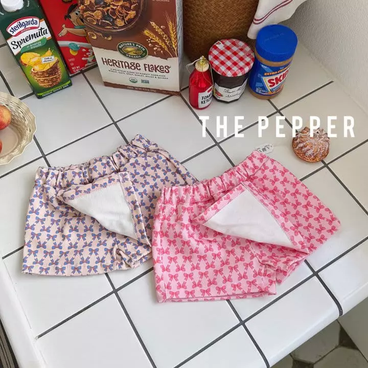 The Pepper - Korean Children Fashion - #todddlerfashion - Ribbon Skirt Pants - 2