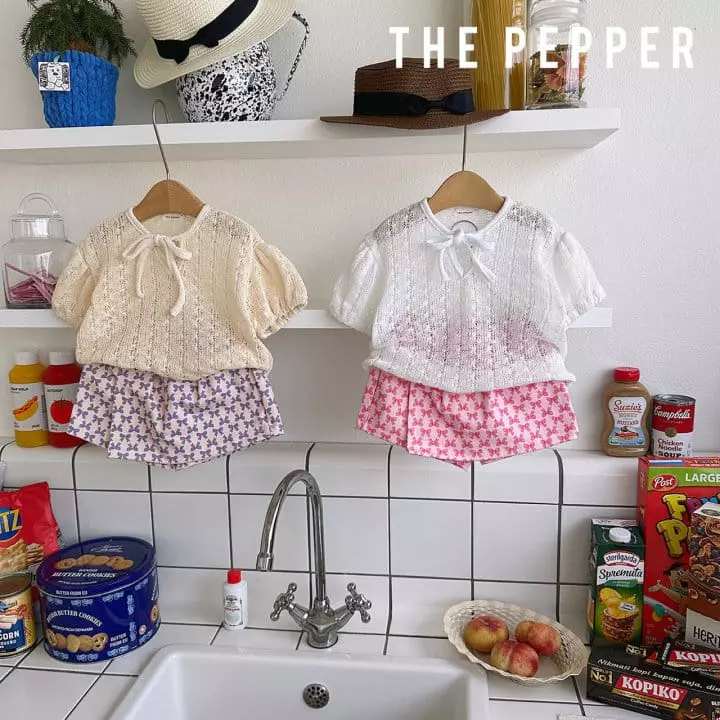 The Pepper - Korean Children Fashion - #toddlerclothing - Ribbon Puff Knit Tee with Mom - 2
