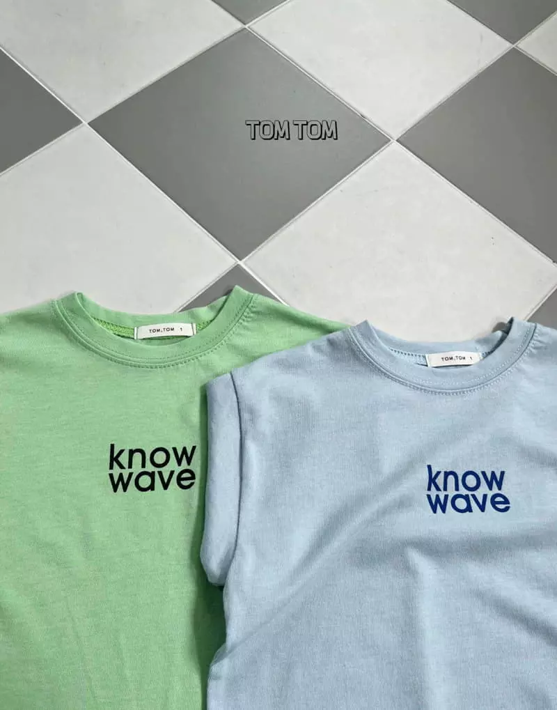 Tom Tom - Korean Children Fashion - #prettylittlegirls - Wave Tee - 4