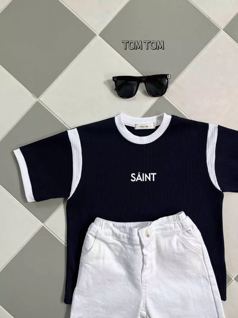 Tom Tom - Korean Children Fashion - #discoveringself - Berry Saint Tee - 3