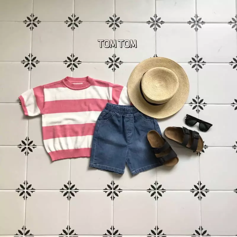 Tom Tom - Korean Children Fashion - #fashionkids - Pastel Knit Tee - 2