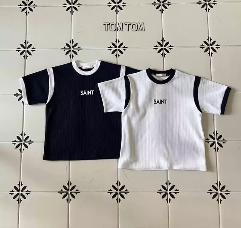 Tom Tom - Korean Children Fashion - #discoveringself - Berry Saint Tee - 4