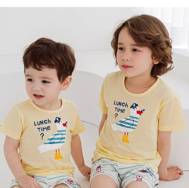 Ttasom - Korean Children Fashion - #magicofchildhood - Seagull Short Jacquard Easywear - 5
