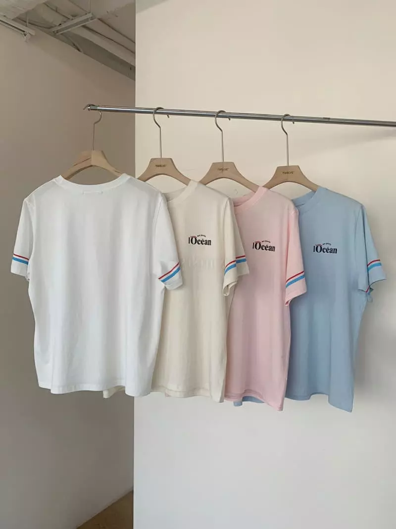 Twelve - Korean Women Fashion - #pursuepretty - Ocean Tee