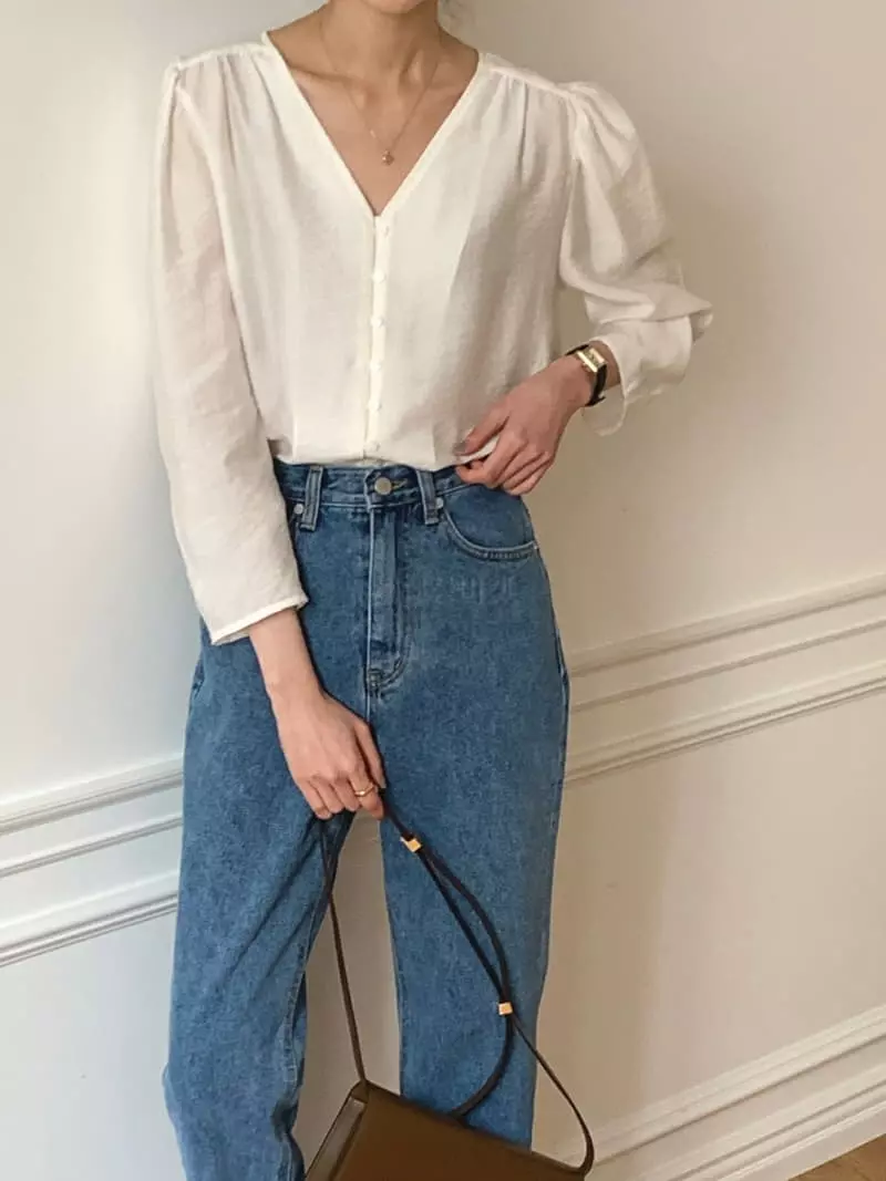 Twelve - Korean Women Fashion - #shopsmall - Bella Blouse - 2