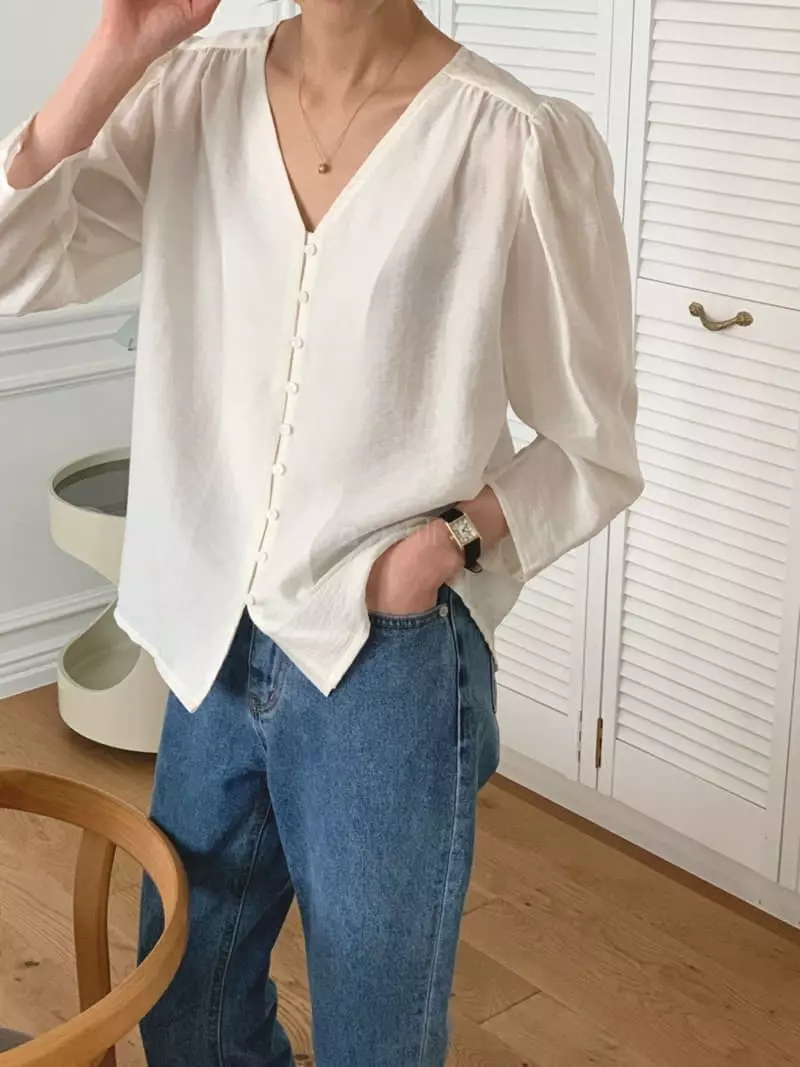 Twelve - Korean Women Fashion - #thatsdarling - Bella Blouse - 3