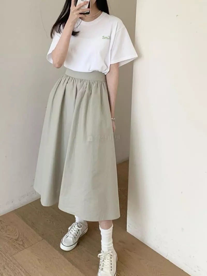 Twelve - Korean Women Fashion - #thelittlethings - Smile Tee - 5