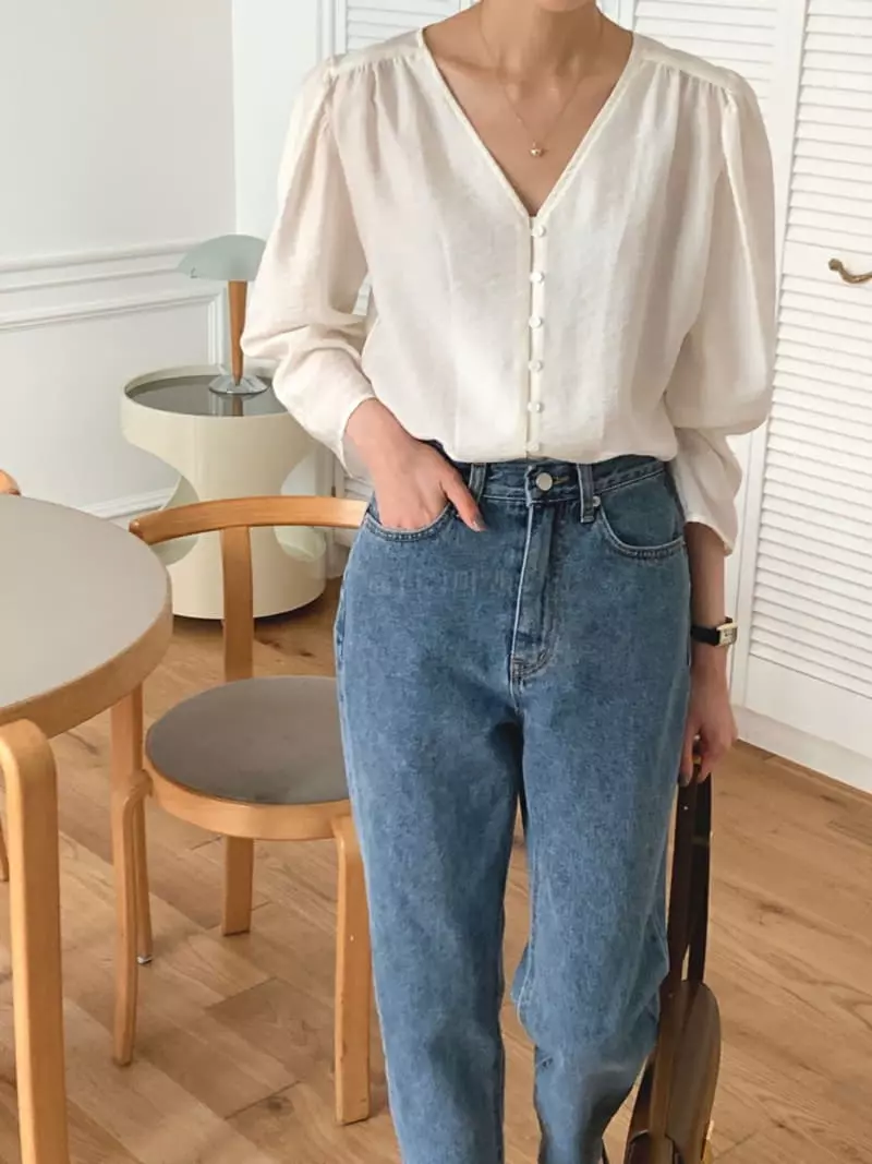 Twelve - Korean Women Fashion - #thatsdarling - Bella Blouse - 4