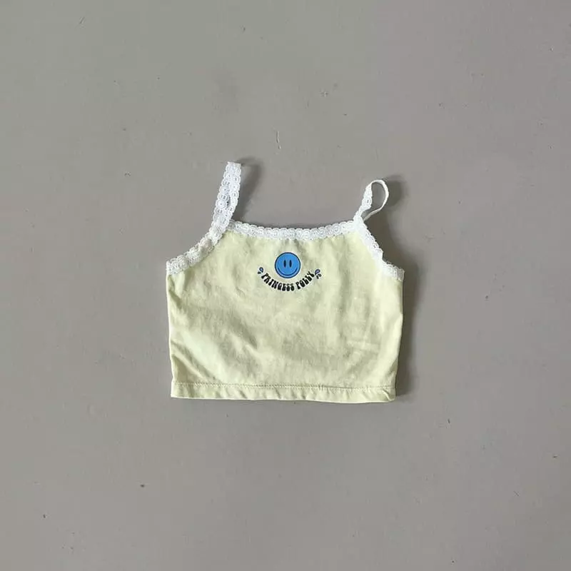 Urban Rabbit - Korean Children Fashion - #kidsshorts - Lace Sleeveless Tee - 7