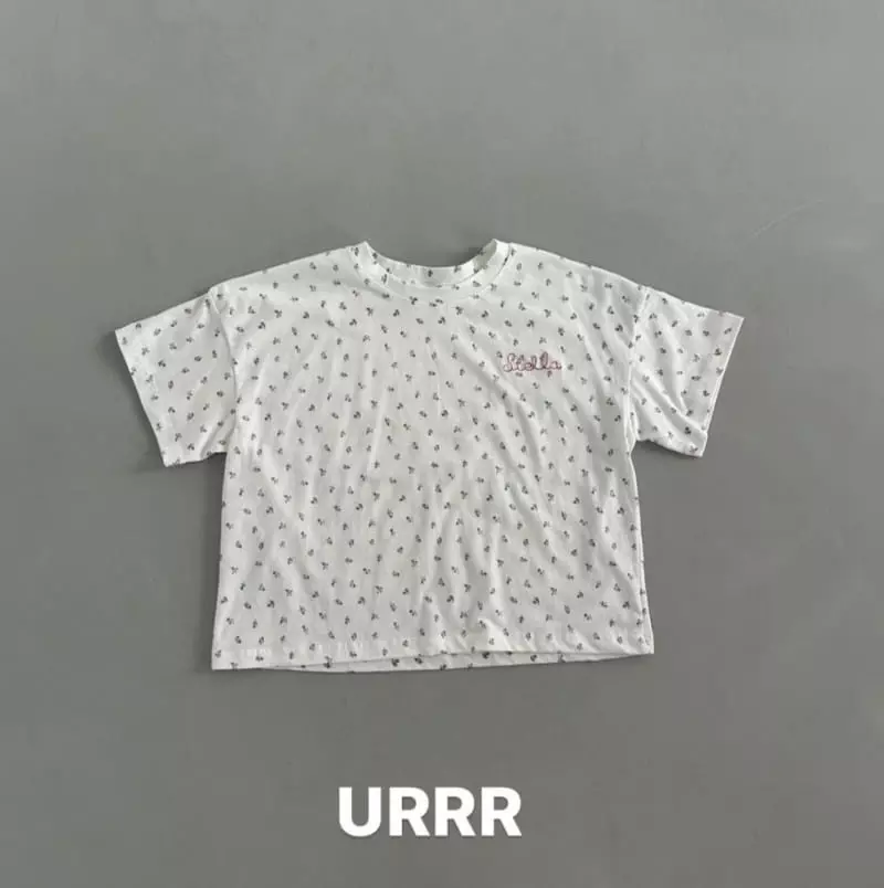 Urrr - Korean Children Fashion - #designkidswear - Flower Tee