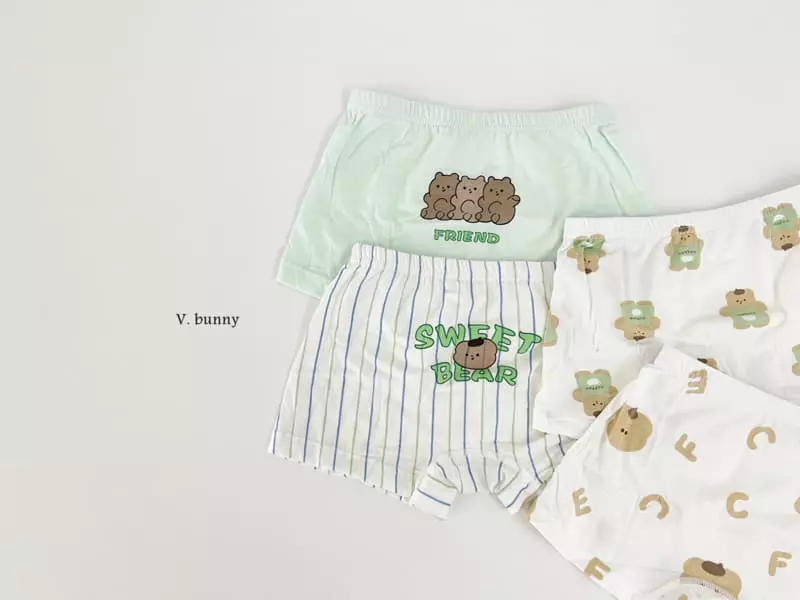 V Bunny - Korean Children Fashion - #Kfashion4kids - Daldal Bear Underwear Boy - 2