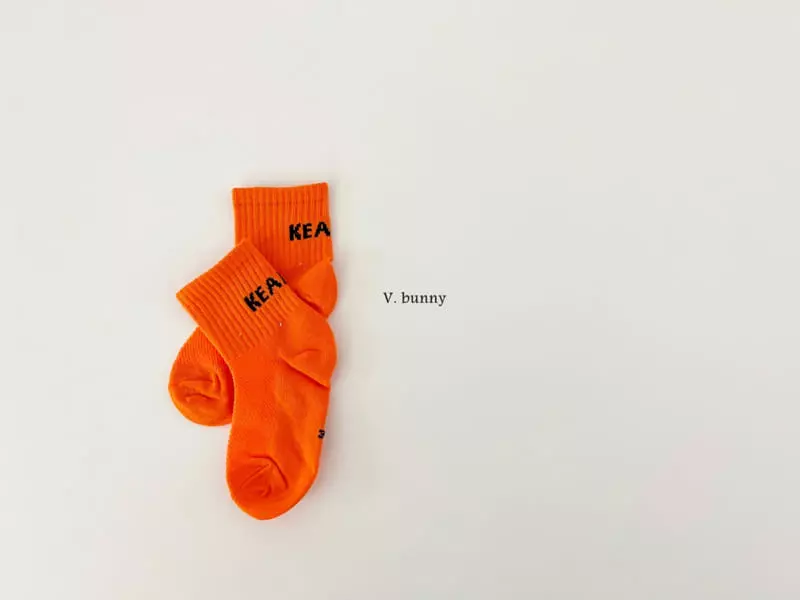 V Bunny - Korean Children Fashion - #childofig - Piece Socks Set - 5