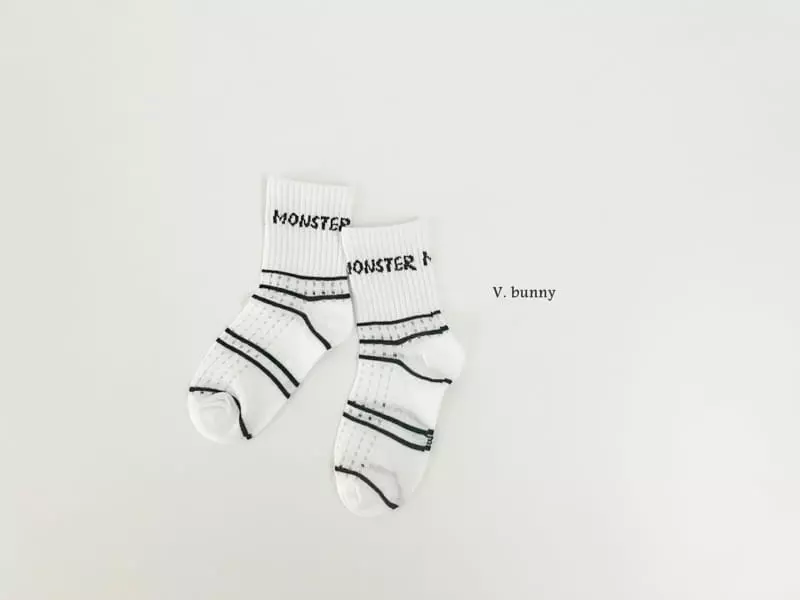 V Bunny - Korean Children Fashion - #prettylittlegirls - Master Socks Set - 4
