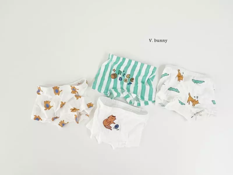 V Bunny - Korean Children Fashion - #childofig - Minino Underwear Set Boy - 12