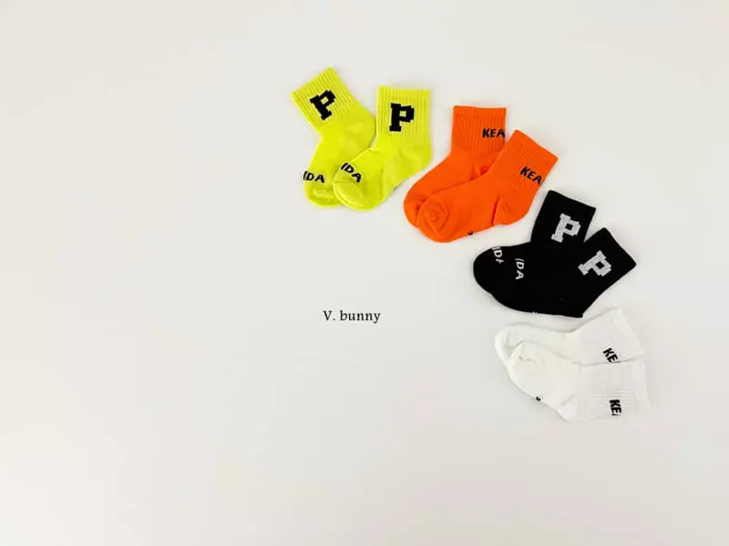 V Bunny - Korean Children Fashion - #childrensboutique - Piece Socks Set - 7