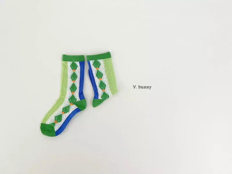 V Bunny - Korean Children Fashion - #childrensboutique - Dia Socks Set - 5