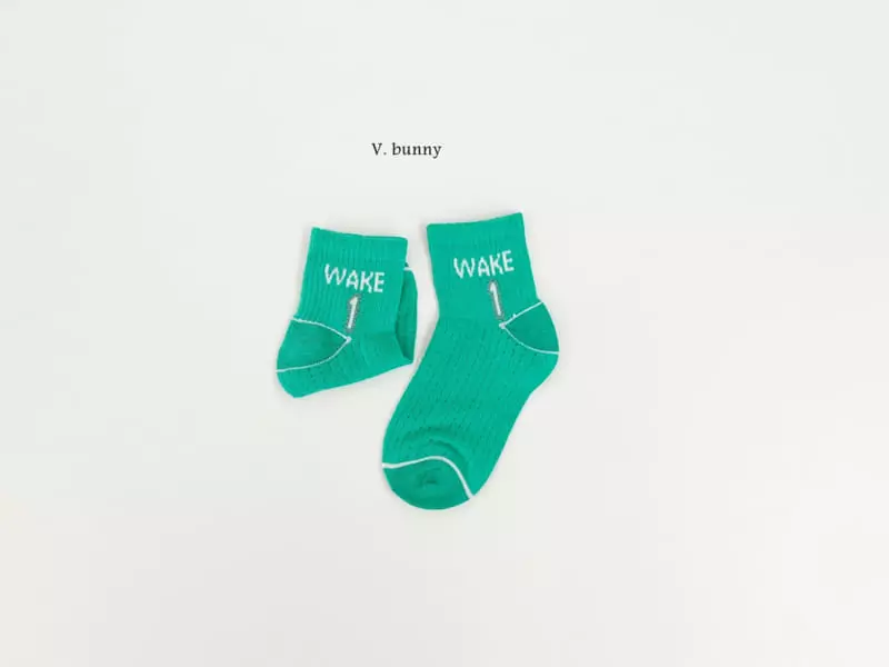 V Bunny - Korean Children Fashion - #discoveringself - Wake Socks Set - 5