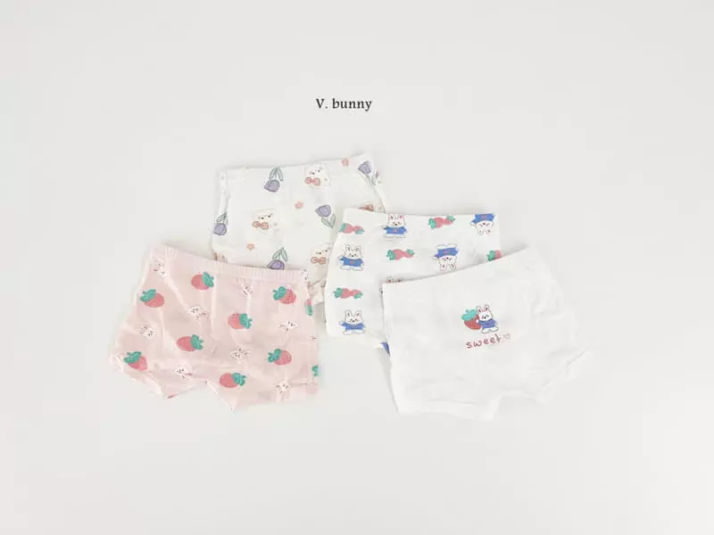 V Bunny - Korean Children Fashion - #discoveringself - Hi Bae Underwear Set Girl - 2
