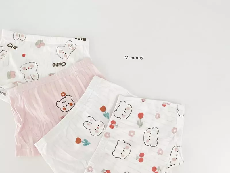 V Bunny - Korean Children Fashion - #discoveringself - Push Underwear Set Girl
