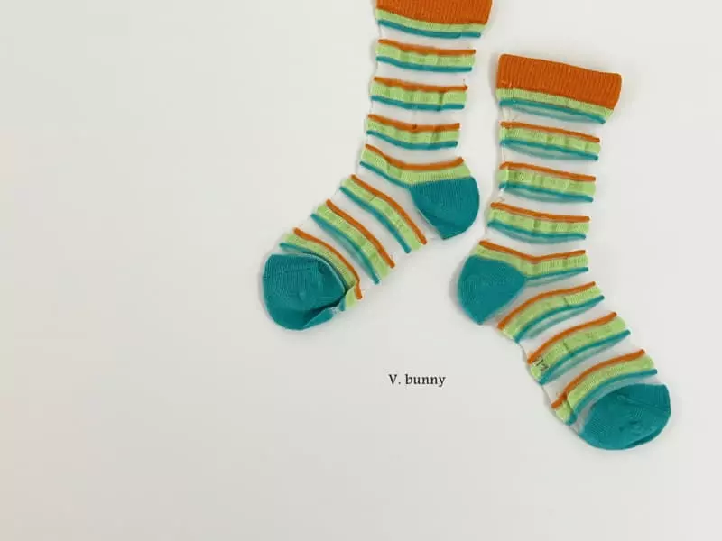 V Bunny - Korean Children Fashion - #fashionkids - Dia Socks Set - 8