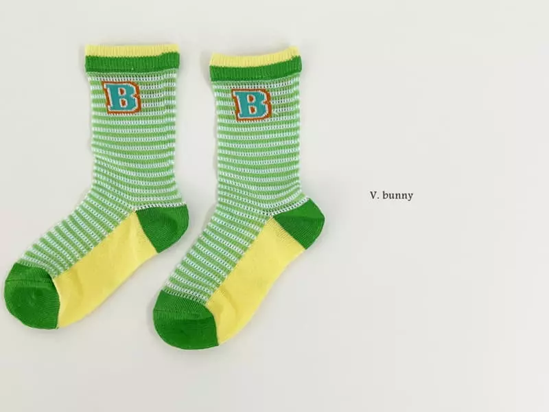 V Bunny - Korean Children Fashion - #kidsstore - Dia Socks Set - 10