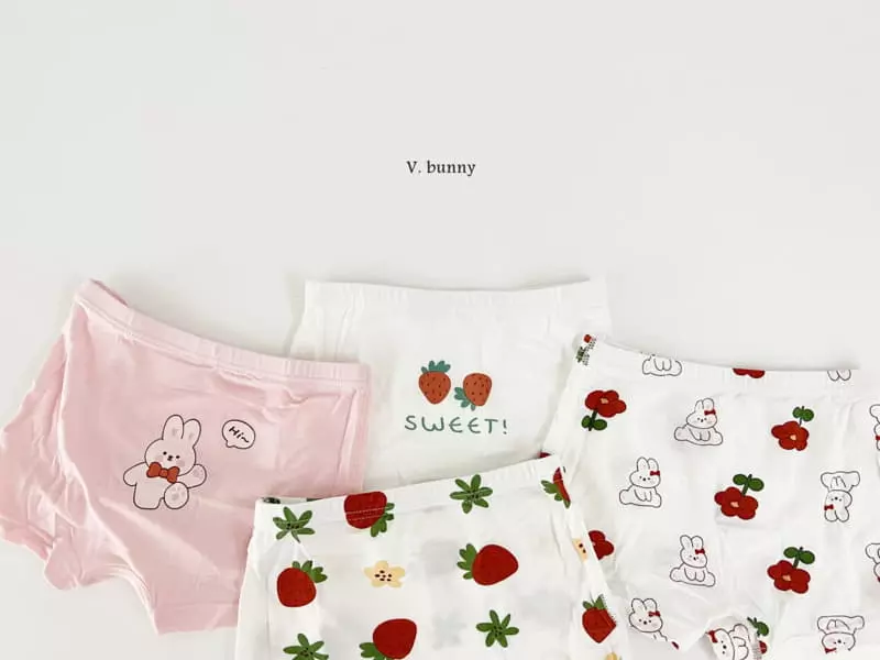 V Bunny - Korean Children Fashion - #kidzfashiontrend - Lapang Underwear Set Girl - 2