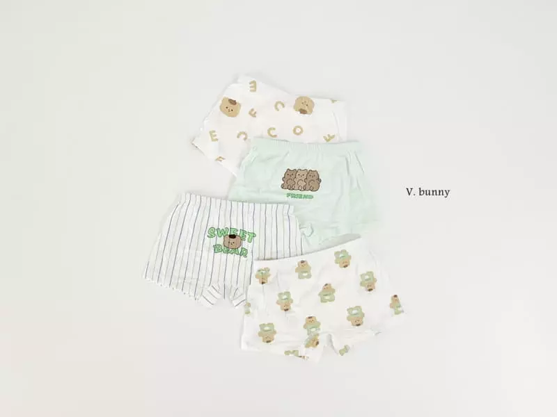 V Bunny - Korean Children Fashion - #kidzfashiontrend - Daldal Bear Underwear Boy