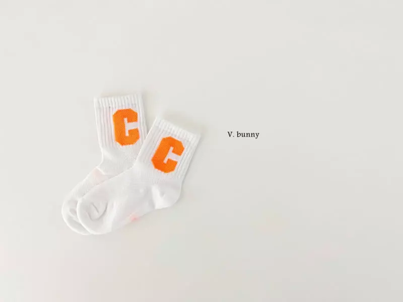 V Bunny - Korean Children Fashion - #littlefashionista - CC Socks Set - 2